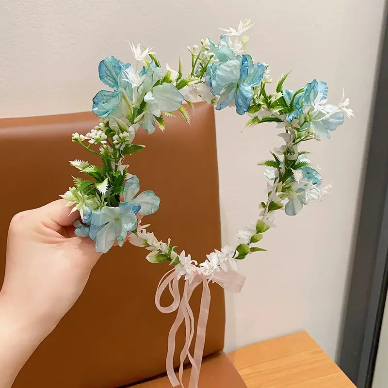 Girls' Flower Headband Mori Style 2024 New - Image 3