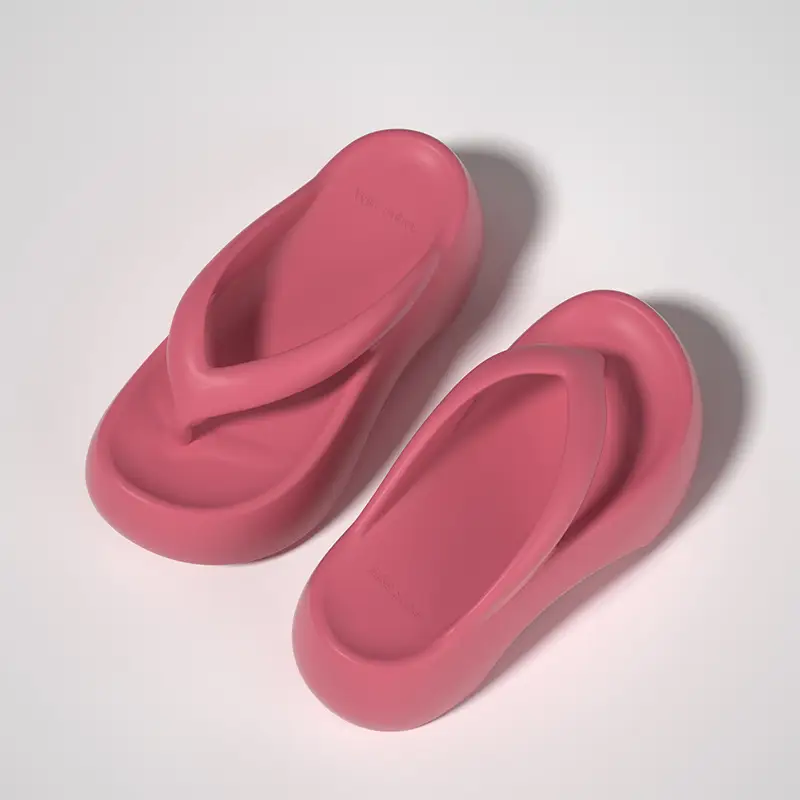 EVA Flip-Flops Women Pink Thick Sandals 2024 - Image 6