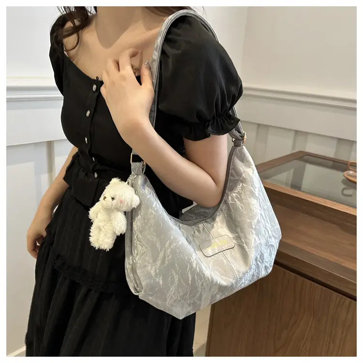 2024 Silver Shoulder Tote Bag for Women — feature 11