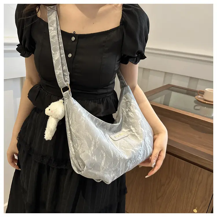 2024 Silver Shoulder Tote Bag for Women — feature 12