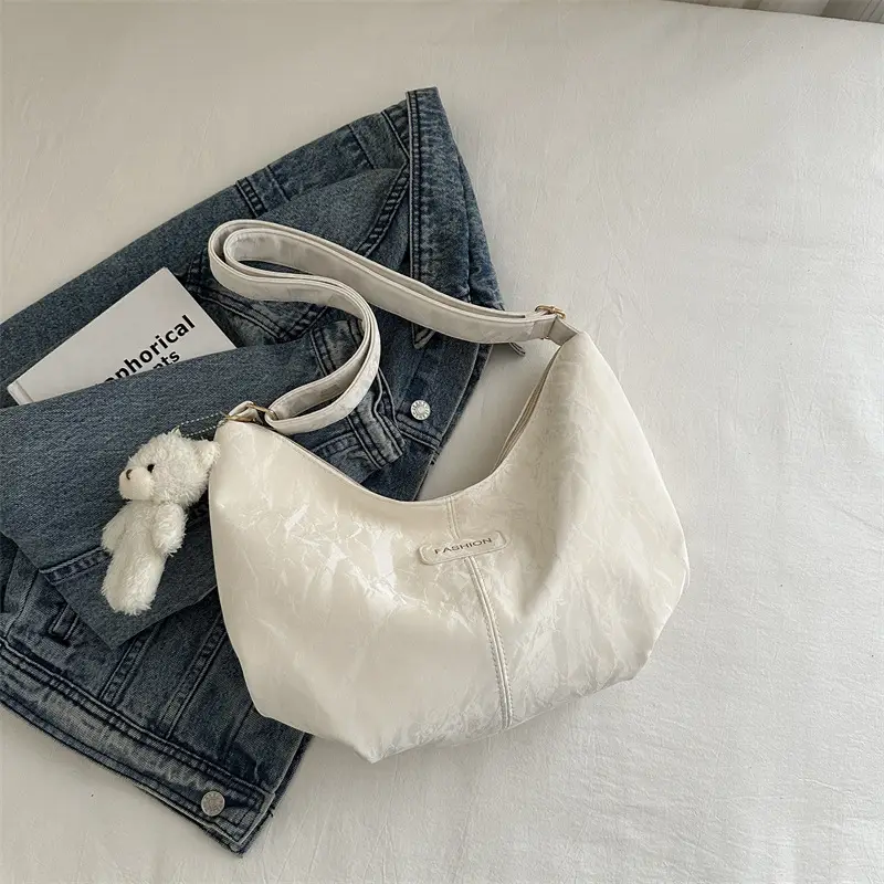 2024 Silver Shoulder Tote Bag for Women - Image 2