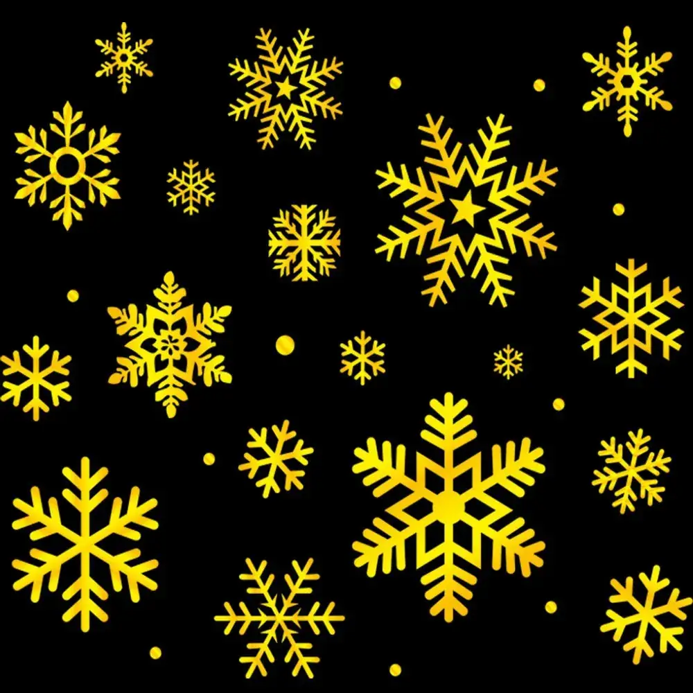 2026 Christmas Window Stickers Santa Snowman Holiday Decor — feature 21