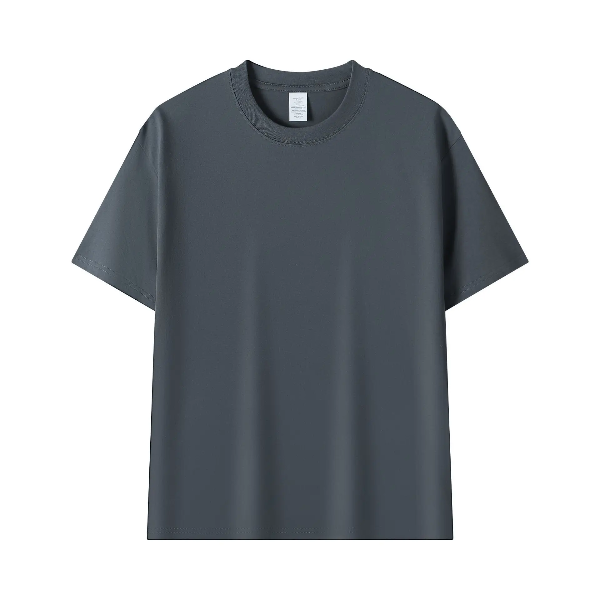 Men Maroon Cotton T-Shirt Short Sleeve Crew Neck