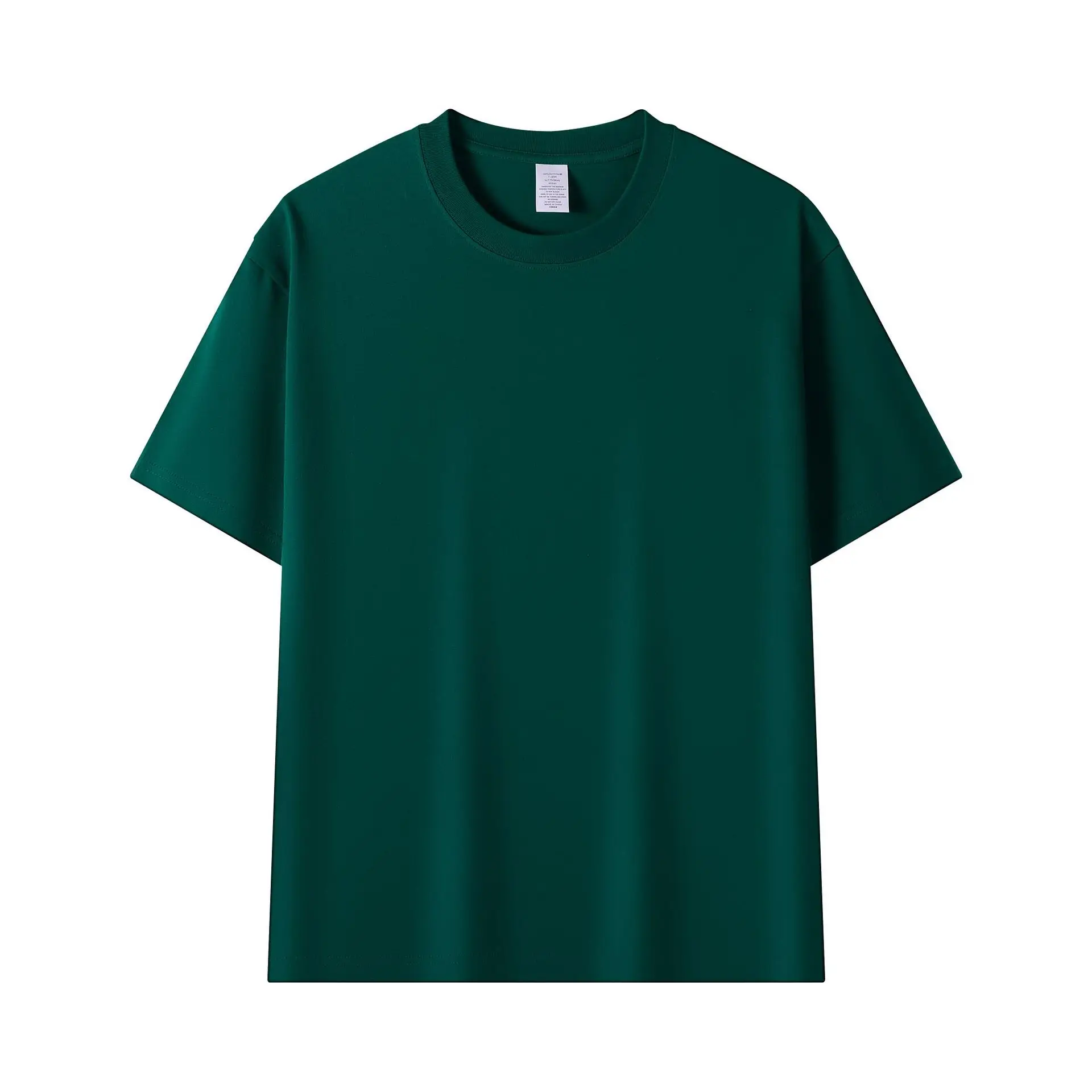 Men Maroon Cotton T-Shirt Short Sleeve Crew Neck