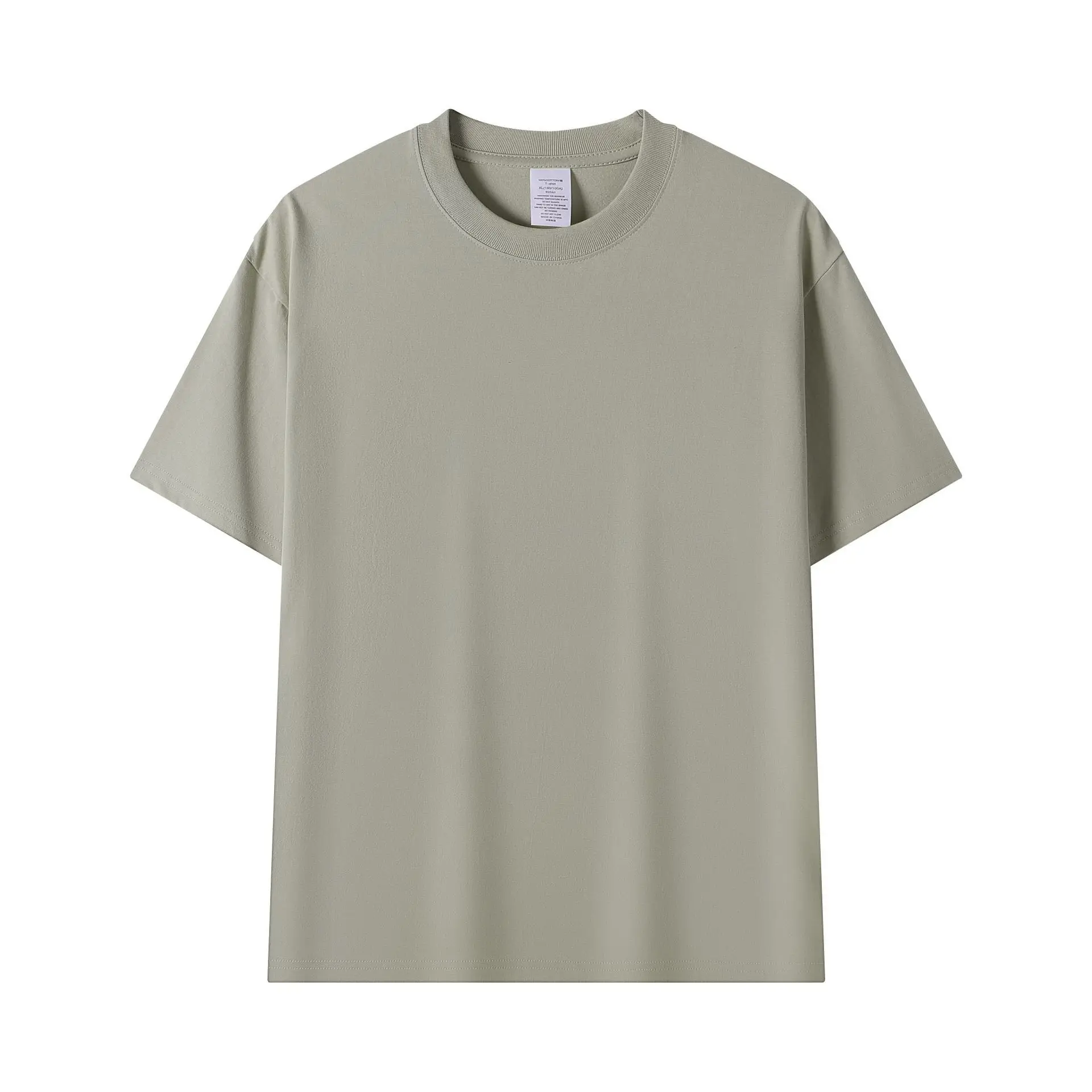 Men Maroon Cotton T-Shirt Short Sleeve Crew Neck