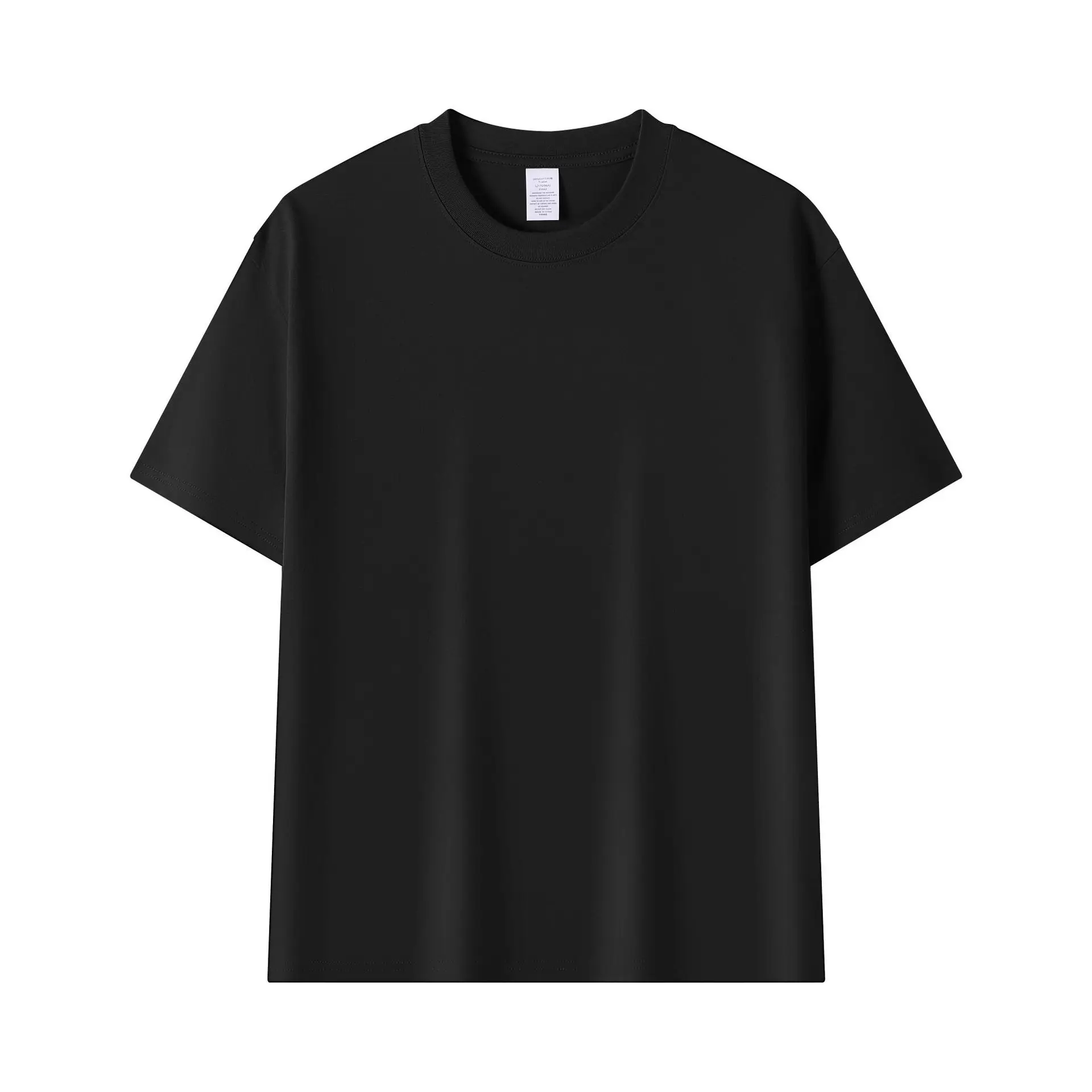Men Maroon Cotton T-Shirt Short Sleeve Crew Neck
