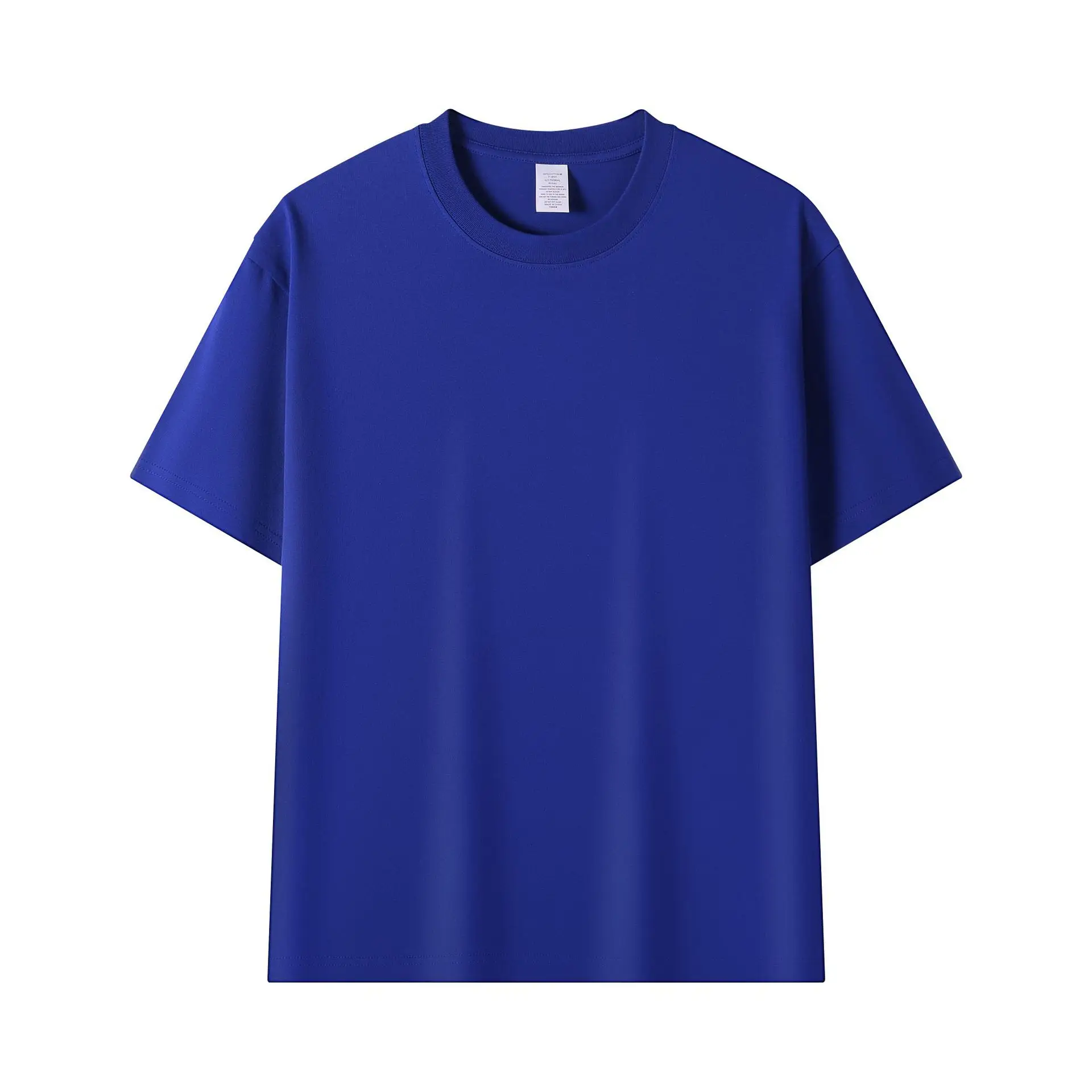 Men Maroon Cotton T-Shirt Short Sleeve Crew Neck