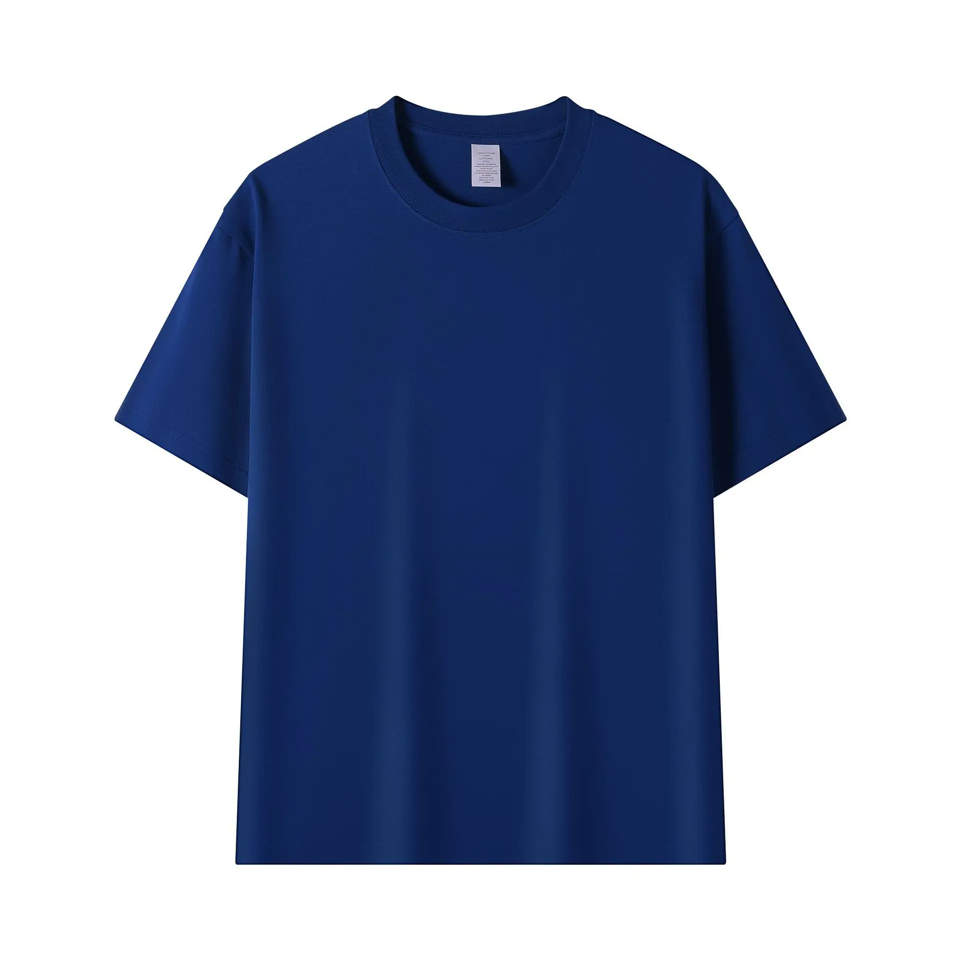 Men Maroon Cotton T-Shirt Short Sleeve Crew Neck