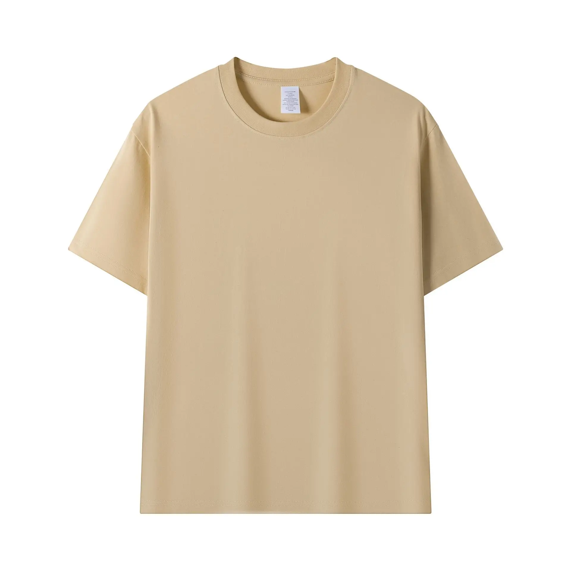 Men Maroon Cotton T-Shirt Short Sleeve Crew Neck