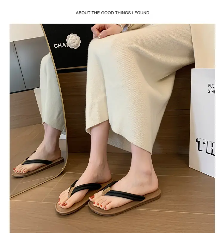 Women's Flat Beach Thong Flip-Flops 2024 Summer — feature 10