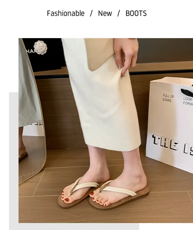 Women's Flat Beach Thong Flip-Flops 2024 Summer — feature 18