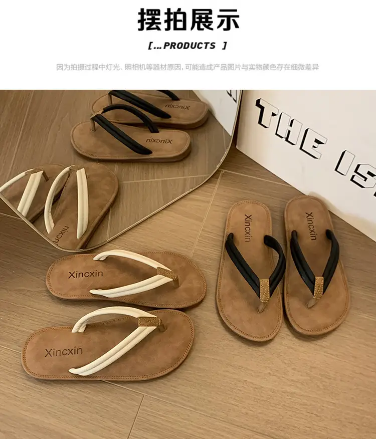 Women's Flat Beach Thong Flip-Flops 2024 Summer — feature 19