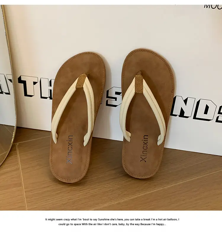 Women's Flat Beach Thong Flip-Flops 2024 Summer — feature 23