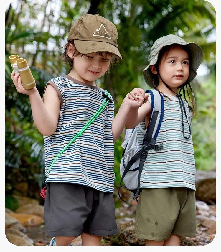 Dudu Baby Vest Sleeveless Striped Summer Boys — feature 18