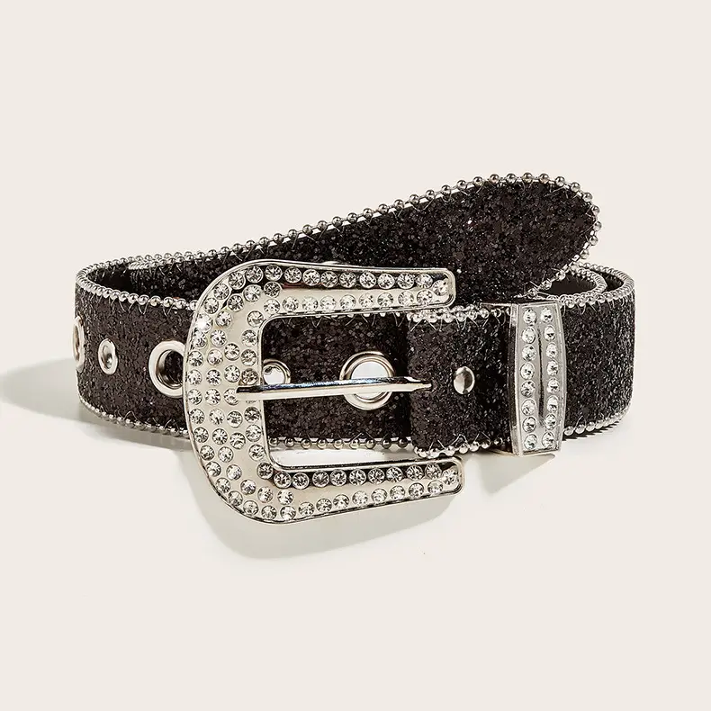 Women's Rhinestone Wide Belt Decoration European American Style - Image 2
