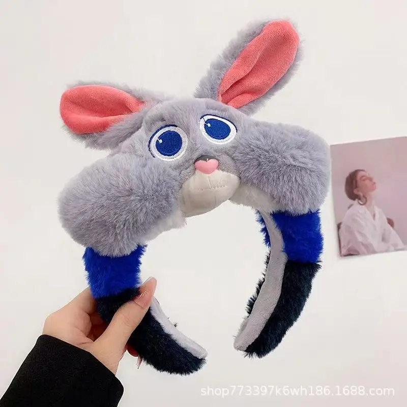 Plush Bear Hairbands for Women Autumn Winter Non-Slip — feature 19