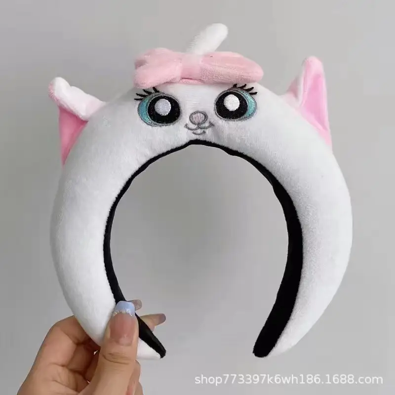 Plush Bear Hairbands for Women Autumn Winter Non-Slip - Image 27