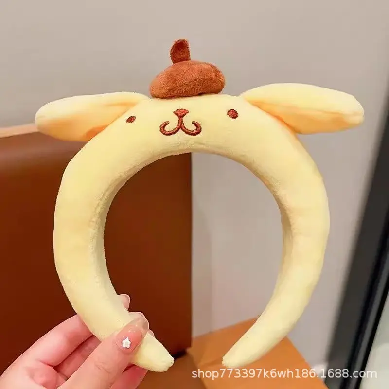 Plush Bear Hairbands for Women Autumn Winter Non-Slip - Image 4