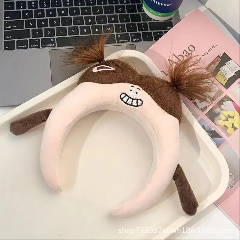 Plush Bear Hairbands for Women Autumn Winter Non-Slip - Image 8