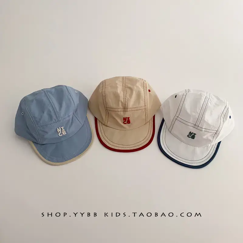 Kids Green Baseball Cap with Embroidered Logo - Image 8