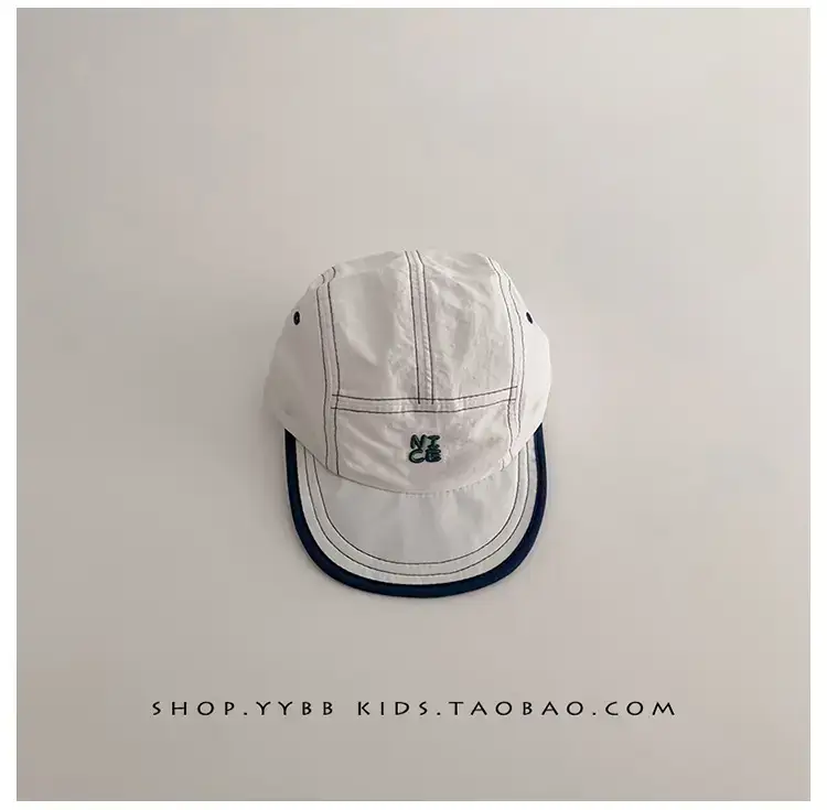 Kids Green Baseball Cap with Embroidered Logo β feature 17