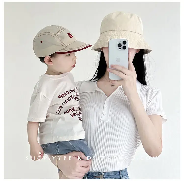 Kids Green Baseball Cap with Embroidered Logo β feature 2