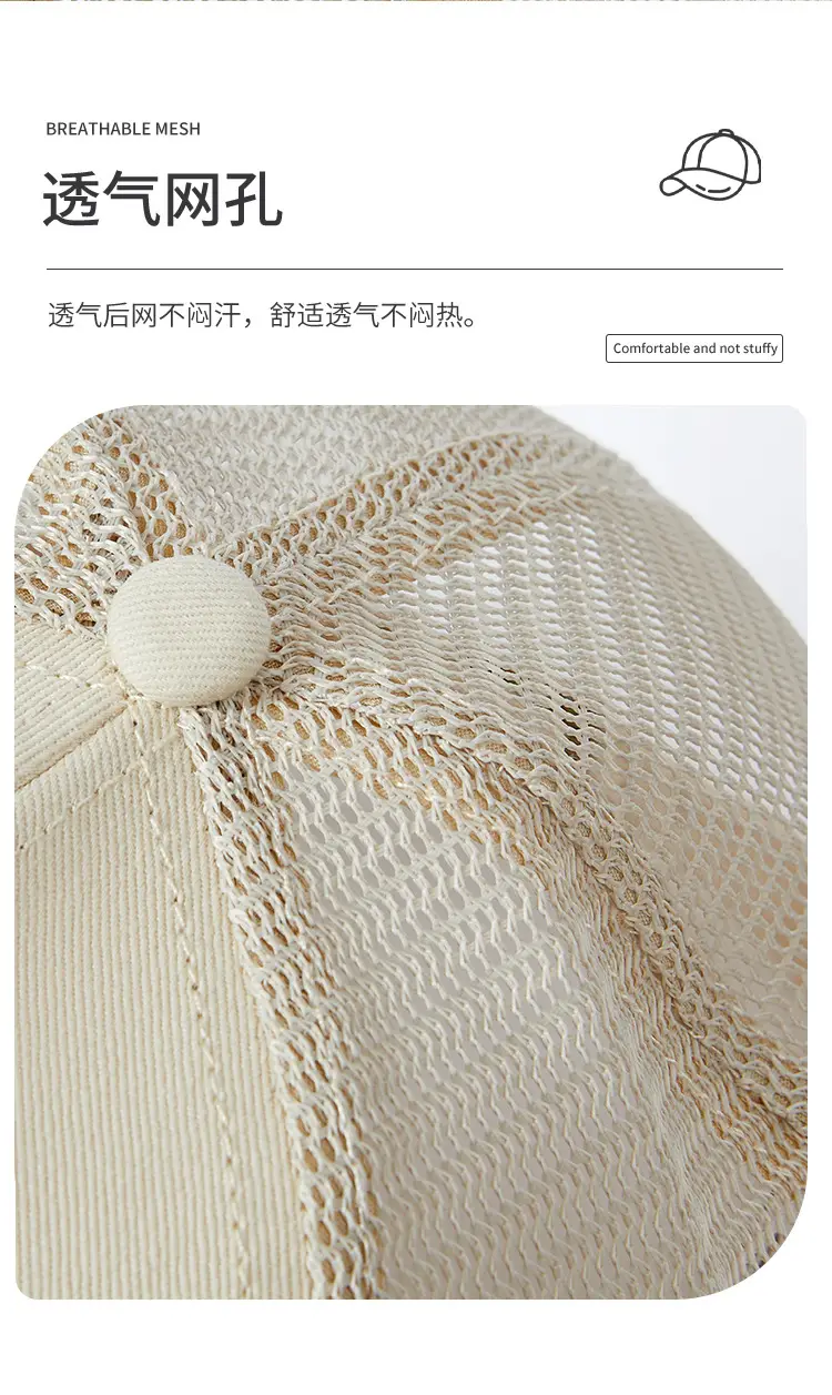Men's UV Protective Sun Hat White Spring Summer — feature 10