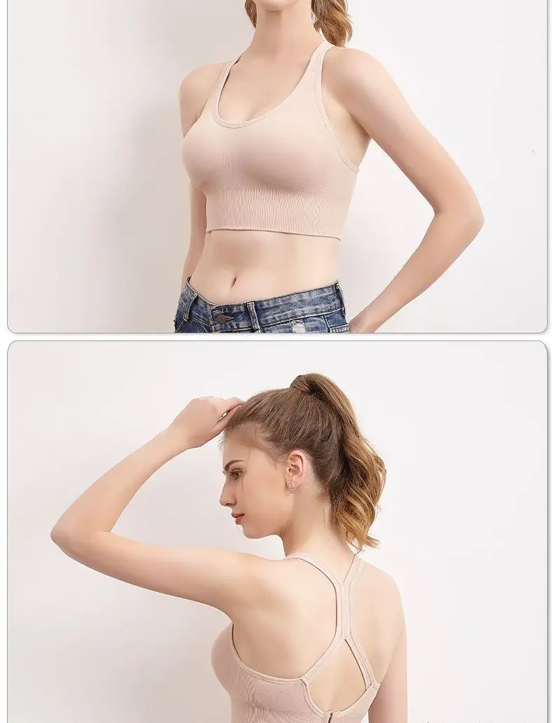 Blue Crossbody Bra with Crossback Design for Women — feature 14