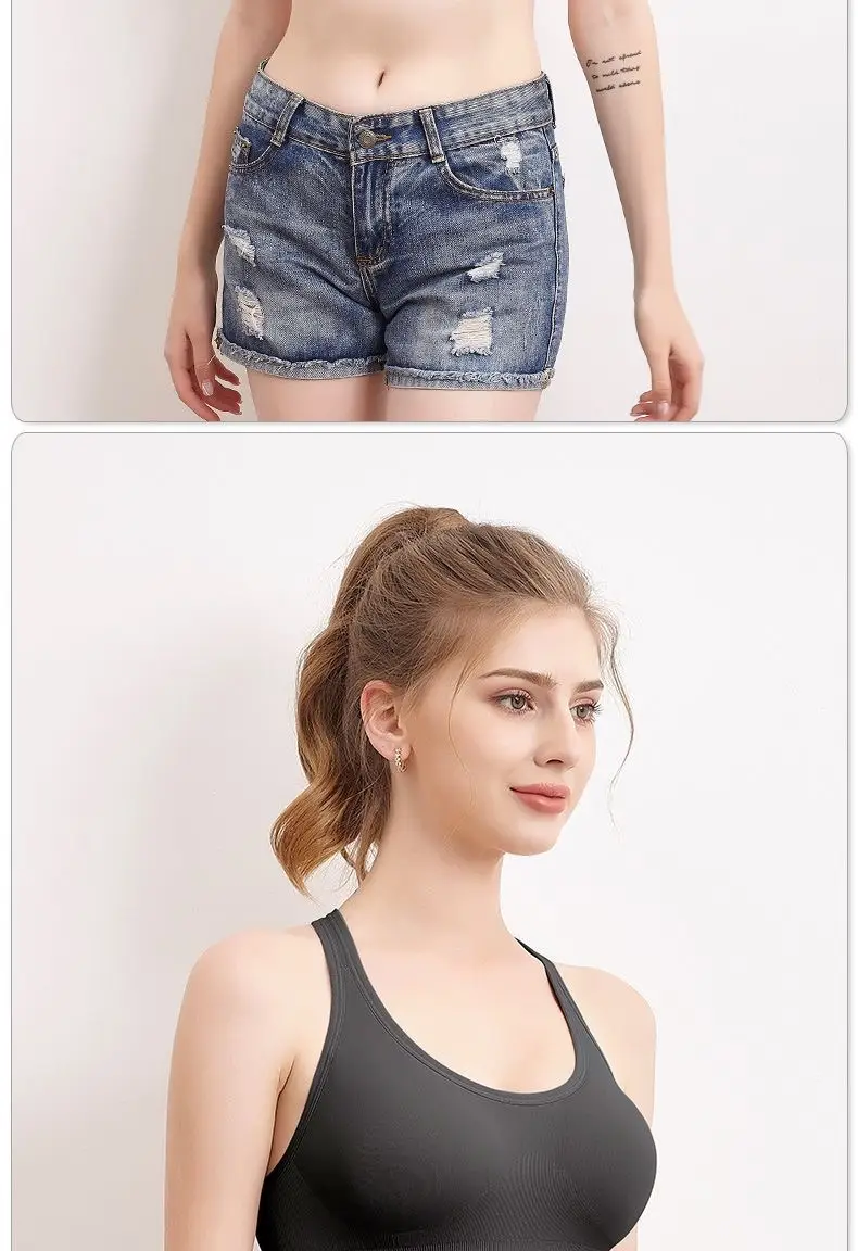 Blue Crossbody Bra with Crossback Design for Women — feature 19