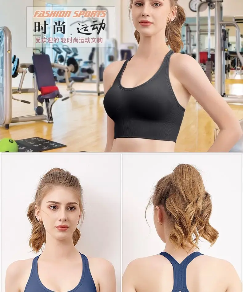 Blue Crossbody Bra with Crossback Design for Women — feature 4