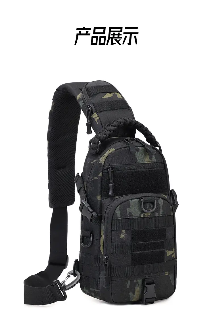 Men Waterproof Crossbody Backpack Cycling Sports Bag Black — feature 17