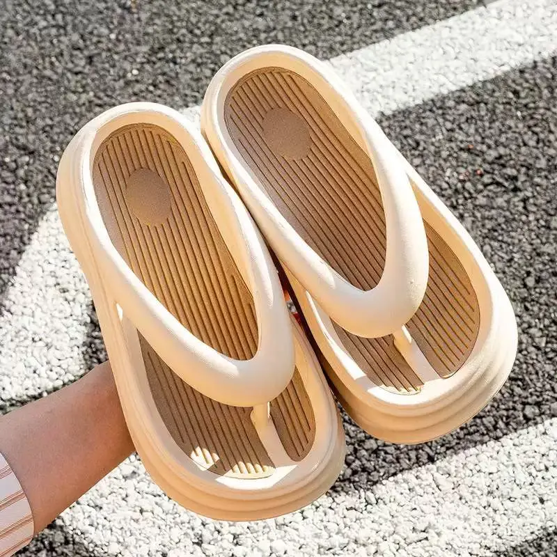 2024 Summer Flip-Flops 6cm Thick Non-Slip Beach Shoes - Image 6