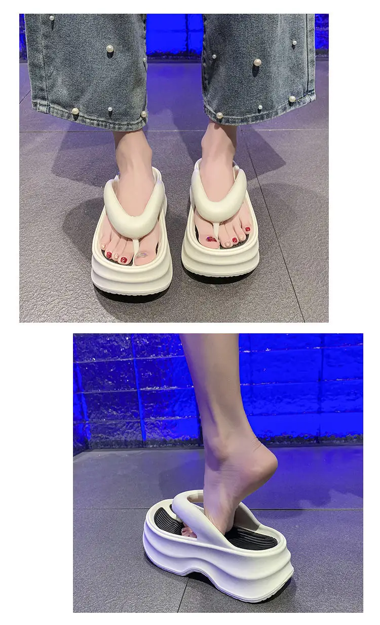 2024 Summer Flip-Flops 6cm Thick Non-Slip Beach Shoes — feature 10
