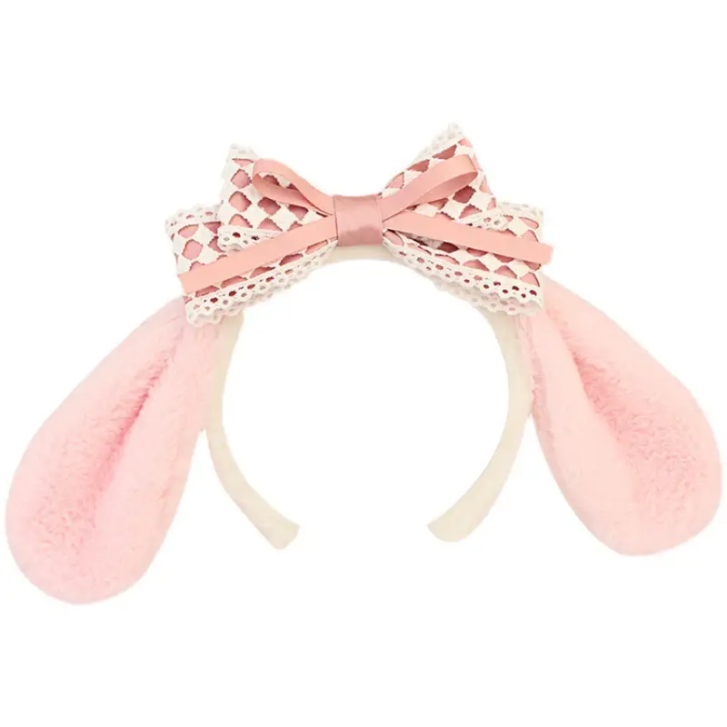 Cute Cartoon Headband with Rabbit Face Wash - Image 10