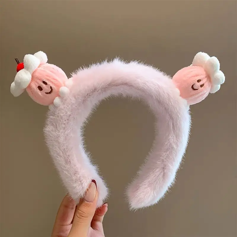 Cute Cartoon Headband with Rabbit Face Wash - Image 103