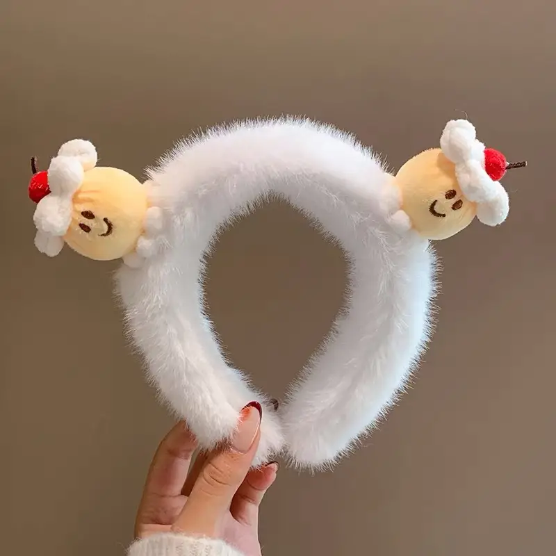 Cute Cartoon Headband with Rabbit Face Wash - Image 104