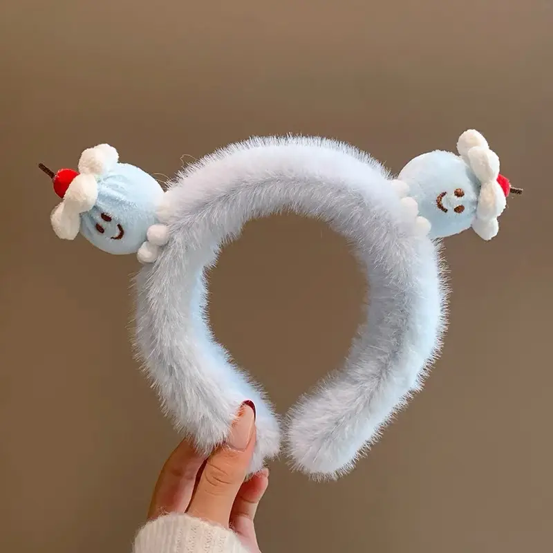 Cute Cartoon Headband with Rabbit Face Wash - Image 105