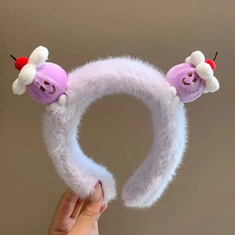 Cute Cartoon Headband with Rabbit Face Wash - Image 106