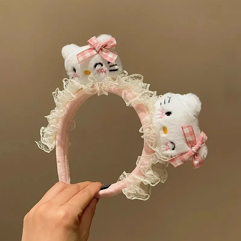 Cute Cartoon Headband with Rabbit Face Wash - Image 112
