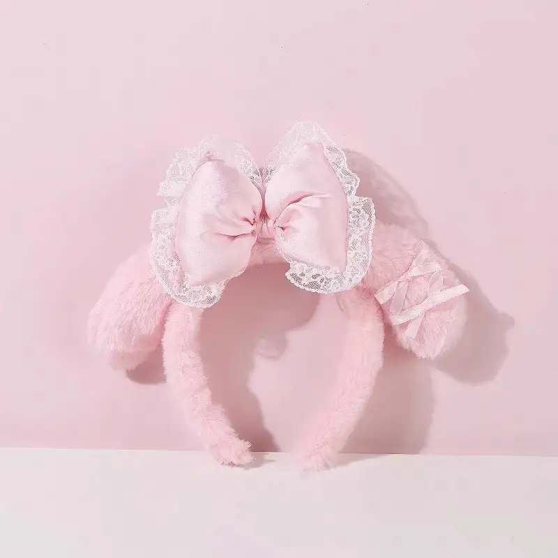 Cute Cartoon Headband with Rabbit Face Wash - Image 116