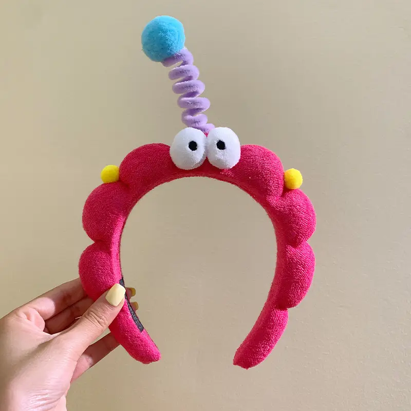 Cute Cartoon Headband with Rabbit Face Wash - Image 128
