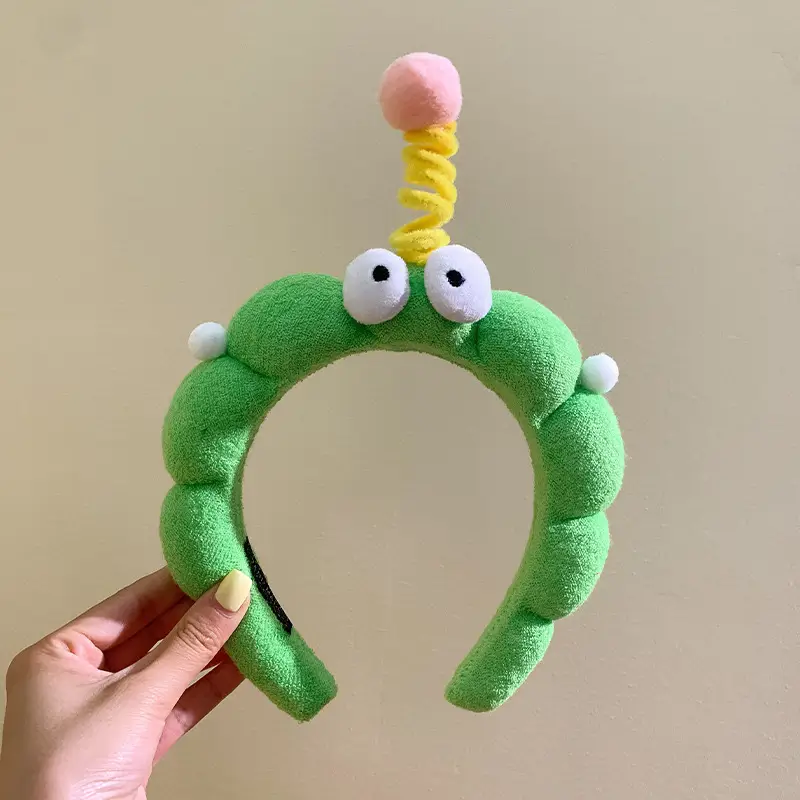 Cute Cartoon Headband with Rabbit Face Wash - Image 130