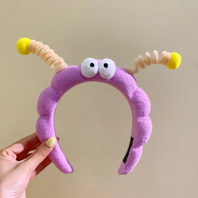 Cute Cartoon Headband with Rabbit Face Wash - Image 131