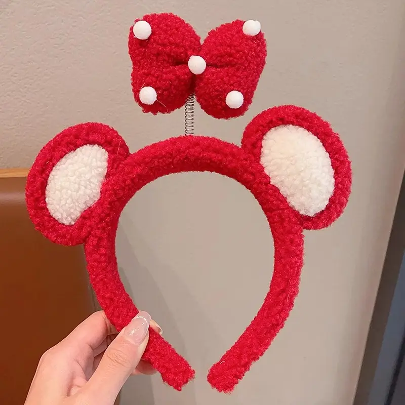 Cute Cartoon Headband with Rabbit Face Wash - Image 133