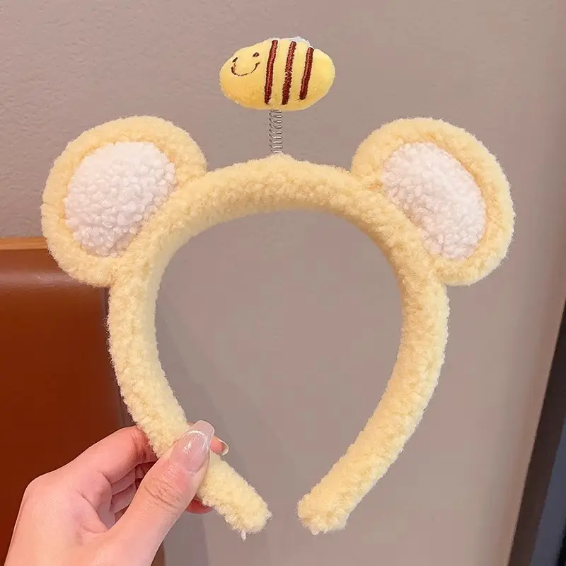 Cute Cartoon Headband with Rabbit Face Wash - Image 134