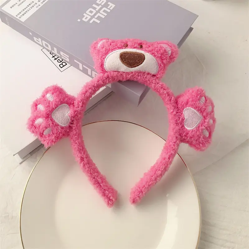 Cute Cartoon Headband with Rabbit Face Wash - Image 15
