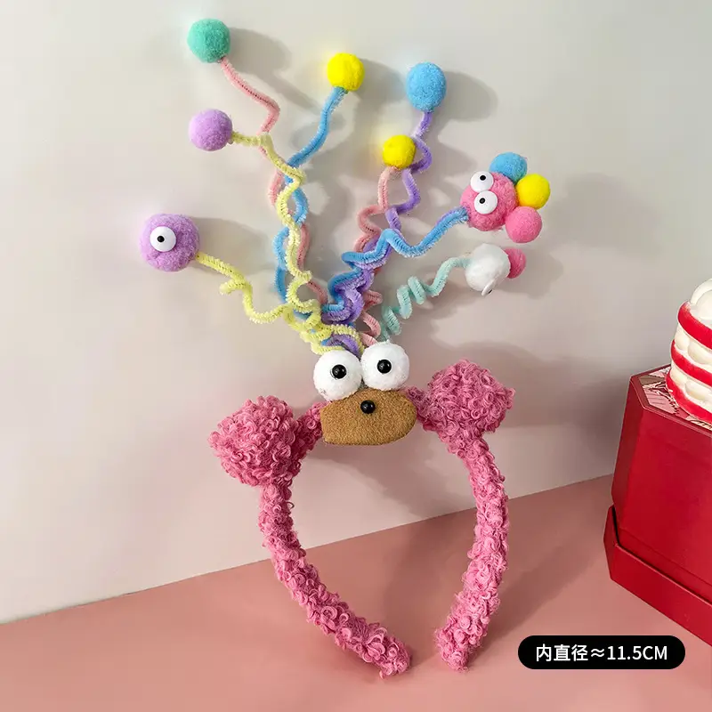 Cute Cartoon Headband with Rabbit Face Wash - Image 24