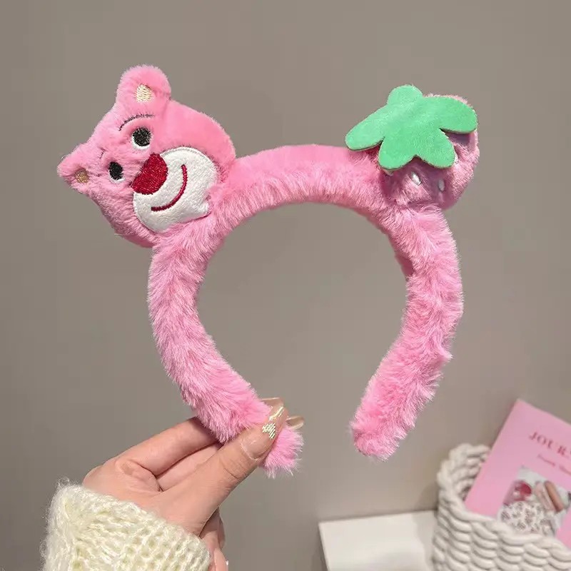 Cute Cartoon Headband with Rabbit Face Wash - Image 30