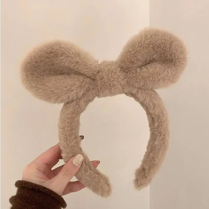 Cute Cartoon Headband with Rabbit Face Wash - Image 37