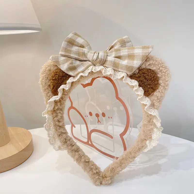 Cute Cartoon Headband with Rabbit Face Wash - Image 40